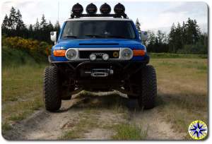 toyota fj cruiser metal tech tube bumper total chaos long travel