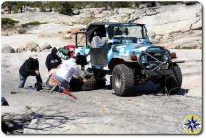 FJ40 repair on rucion trail