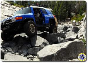 fj cruiser little sluice rubicon trail