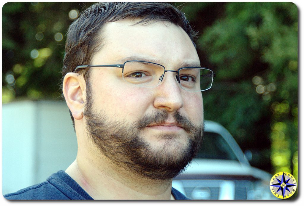 young turk - bearded man with glasses