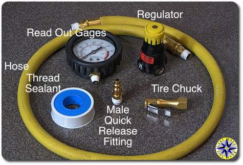 automatic tire inflator parts